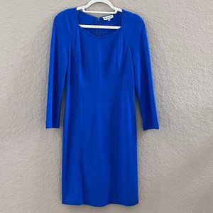 Ava  & Aiden Blue Sheath Dress